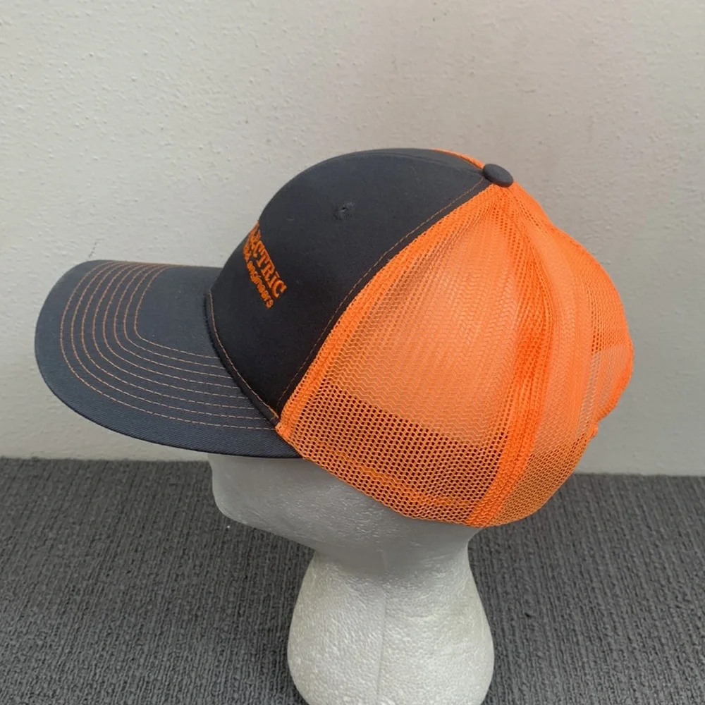 LA Electric Contractors & Engineers Trucker Hat Mens Adjustable Snapback Cap - Picture 7 of 13